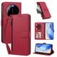 thumbnail image 2 of Funda con Billetera para [Xiaomi 17 Ultra] con Bolsillo Zipper y Tarjetero Rojo, 2 of 6