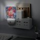 thumbnail image 5 of Dragones y Mazmorras Luz nocturna LED con sensor de anochecer a amanecer para dormitorio, baño, pasillo, escaleras - Lámpara LED nocturna de enchufe, 0.5W - 1 pieza, 5 of 6