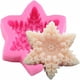 thumbnail image 1 of Molde de silicona con forma de copo de nieve navideño para chocolate, dulces, cera derretida, jabón, Oreo, velas, resina, arcilla, jabón, pasta de goma, fondant, herramientas para decorar pasteles., 1 of 7