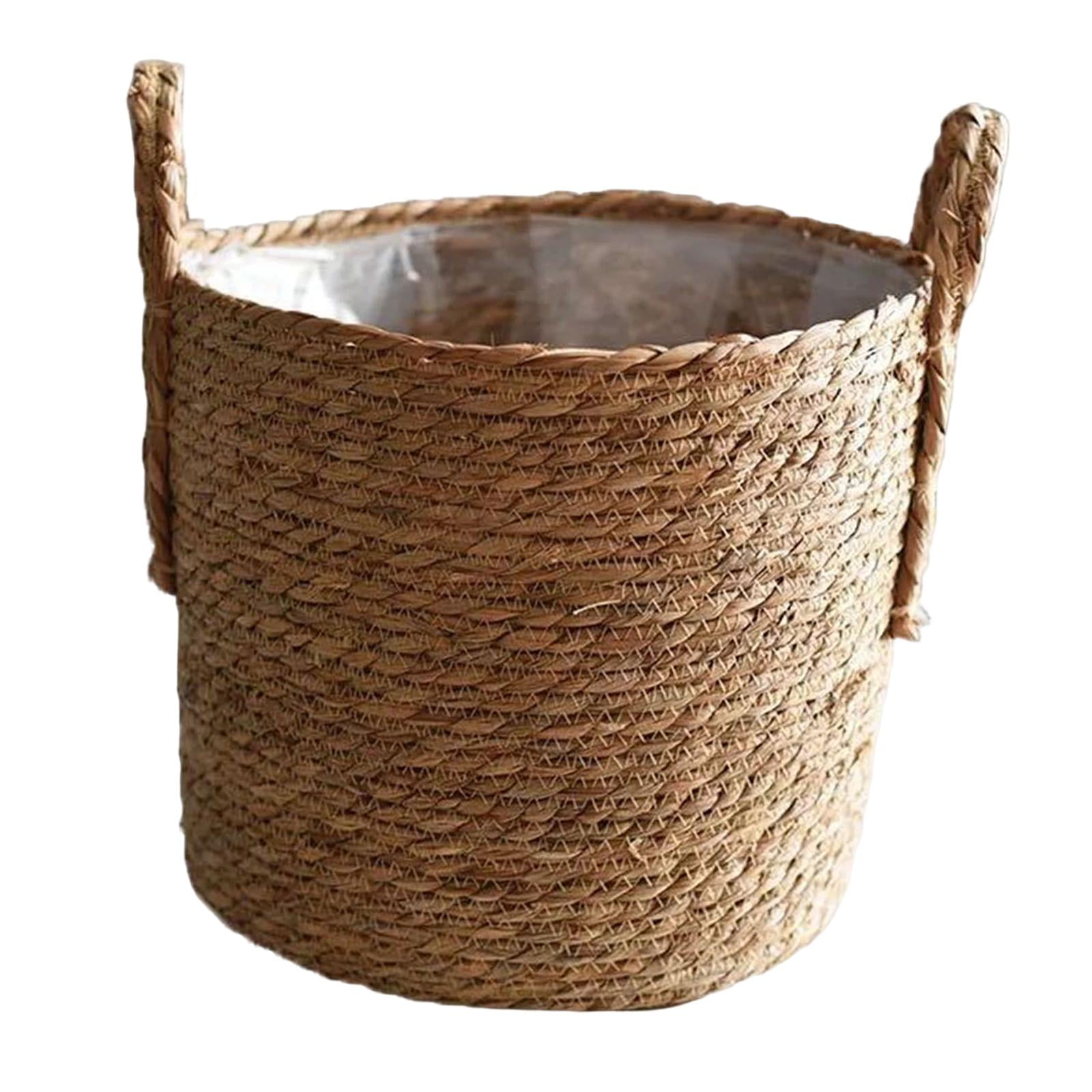 Bothyi - Cesta De Flores Cesta De Almacenamiento Rústica Cesta De Dulces Para Dormitorio Sala De Estar 25 Cm X 20 Cm