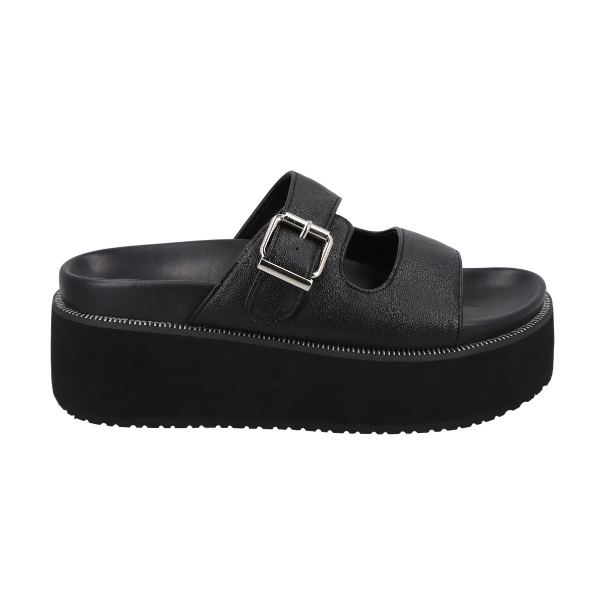 Sandalia Mujer Negro Tezza Police