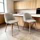 thumbnail image 1 of Pack 2 Sillas Comedor Moderna Acolchada Metal Sora Venhoouse Lino Greige, 1 of 8