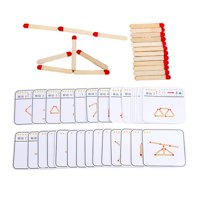 Magideal - Madera S Montessori Iq Entrenamiento Juguetes Lógicos Ayudas Para La Enseñanza Juguetes De Viaje Educación Juguete De Aprendizaje Para Niños Pequeños