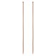 thumbnail image 1 of Uxcell 2Pcs Aguja de Tejer de Bambú de 3.25mm Recta de Punta Única 13.78 pulgadas de Largo Agujas de Tejer de Madera para Suéter Tamaño US 3 para Principiantes de Hilo Manual Calcetín DIY, 1 of 6