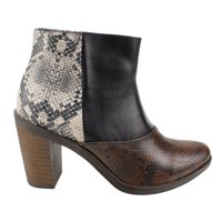 Botín Exs Reptil Cuero Multicolor