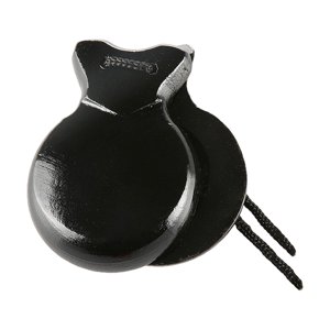 Magideal - 2 Castañuelas Españolas De Madera, Castañuelas Para Adultos De España, Ayuda Para Enseñanza Jardín De Infantes, Instrumentos De Percusión Para Regalo , Negro