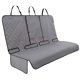 thumbnail image 1 of Funda de asiento de coche para perros Lusso Gear, impermeable y antideslizante, gris, 1 of 9