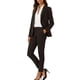 thumbnail image 1 of Conjunto de pantalones tipo blazer Marycrafts Business de dos piezas para mujer, 1 of 9