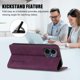 thumbnail image 3 of Funda Billetera para Honor 400 Imán y Resistente Morado, 3 of 6