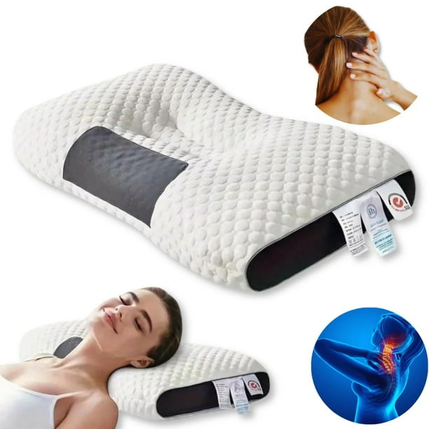 Almohada Ortopédica Cervical Descansa Mejor Despierta sin Dolor