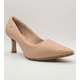 thumbnail image 2 of Zapato Taco Alto Delgado Extra Acolchado Beige, 2 of 3