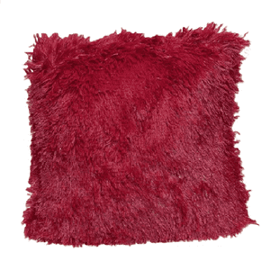 Genérico - Fundas De Cojín Peluditas 45X45 Cm Color Burdeos