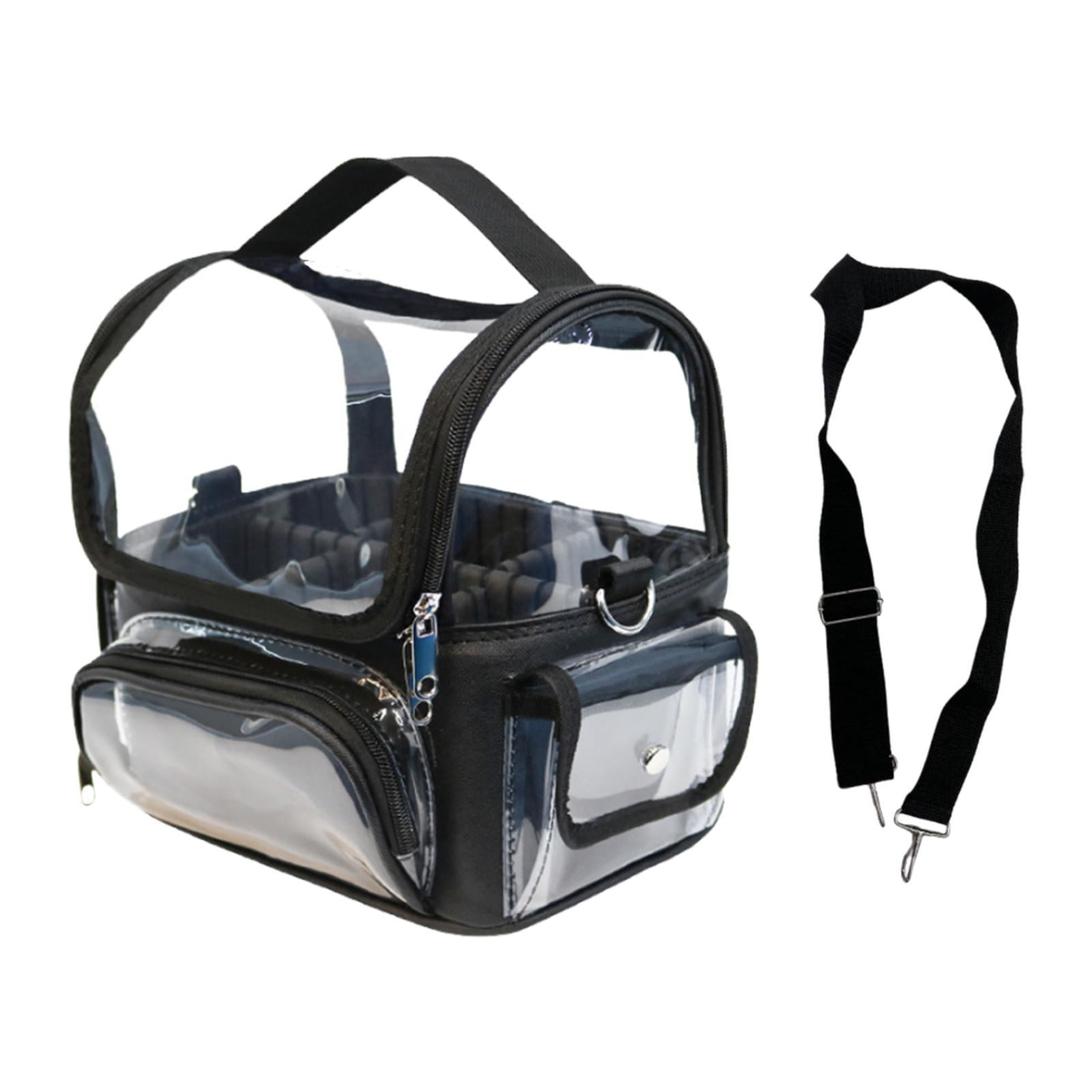 Ioensy - Estuche De Maquillaje Transparente Impermeable Organizador De Maquillaje Para Mujeres Maquilladoras Negro