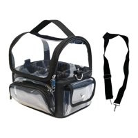 Ioensy - Estuche De Maquillaje Transparente Impermeable Organizador De Maquillaje Para Mujeres Maquilladoras Negro