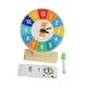 thumbnail image 5 of Reloj De Madera Juguete Enseñanza Relojes Para Niños Para Jardín De Infantes Para 3 4 5 Años Eléctrico, 5 of 5