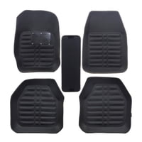 Genérico - Alfombra Para Auto Eco Cuero Set X 5 Pcs Color Negro
