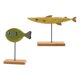 thumbnail image 4 of 2 Piezas De Adorno De Pez De Madera, Forma De Pez De Navidad, Decoración De Escritorio, Estilo H, 4 of 5