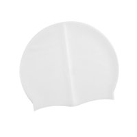 Magideal - Gorro De Natación Gorros De Natación De Silicona Fácil De Usar Y Quitar Elástico Antideslizante Protección Para Los Oídos Para El Cabello Mantenga El Blanco