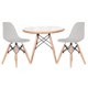 thumbnail image 1 of Comedor Blanco Con 2 Sillas Gris Eames, 1 of 3