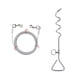 thumbnail image 4 of Cable de para perros y estaca, cable de correa exterior para perros, estaca de tierra para cachorros, cable de alambre resistente y resistente, 10m, 4 of 5