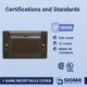 thumbnail image 3 of Cubierta para GFCI Horizontal Sigma Engineered Solutions 14249BR en Bronce, 3 of 6