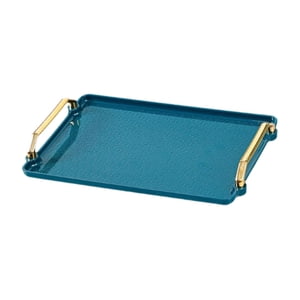 Bothyi - Bandeja Decorativa Para Servir Para Bar, Cocina, Comedor, Sofá Resistente, Bandeja Para Sofá, Verde