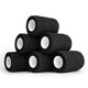 thumbnail image 1 of Envoltura autoadhesiva YAXEON, 6 rollos, 7,5 cm x 4,5 m, color negro, 1 of 7