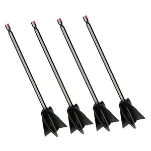 Genérico - 4X Paletas Mezcladoras, Accesorio Para Taladro De Pintura, Mezcladores De Pintura Para Jardín, Hogar, Mezcla Negra