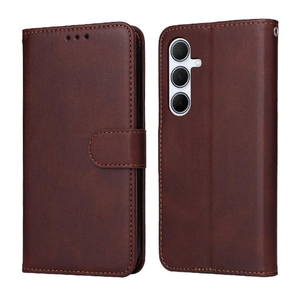 Funda Billetera para Samsung Galaxy A36 con Porta Tarjetas y Soporte Ajustable Marrón