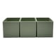 thumbnail image 2 of Set 3 Macetero Maceta De Plastico Cuadrado Pequeño 6 X 6 Cm verde Tamano Unico, 2 of 5