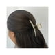 thumbnail image 2 of Traba Metálica Brillante Garra Tiburón De Cabello Plateado, 2 of 2