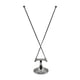thumbnail image 3 of Soporte De Bandera De Mesa De Metal Para Reuniones De Oficina Y Ceremonias, Color Plateado, 3 of 5