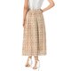 thumbnail image 3 of Falda Maxi Plisada Floral para Mujeres 2026 Elástica de Cintura Alta Casual Boho Verano Faldas M Albaricoque, 3 of 6