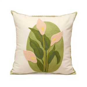 Genérico - Fundas De Cojines Bordadas A Elección 45X45 Diseño 59 Color Blanco