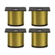 thumbnail image 3 of 4x Muebles Soportes Patas Salón Muebles Hardware Cama Muebles Pie Aureate 5x5cm, 3 of 5