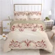 thumbnail image 1 of v2848 Bed Sheets Bedding Set Duvet Cover Pillowcases Comforter/Quilt/Blanket Cover Luxury HD Quality Printed Reactive Queen Single Leaf 3-Piece Bedding Set (1 Duvet Cover + 2 Pillow Shams) Bed Sheets, 1 of 5