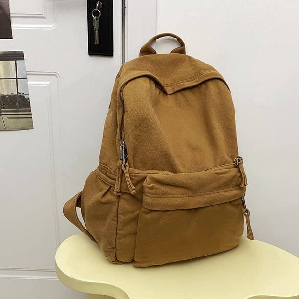 2023 New Nylon Backpacks for Student Solid Color School Bag Teenagers Large Capacity Travel Rucksack High Quality Canvas Bookbag