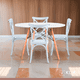 thumbnail image 2 of Comedor Eames 80cm redonda Blanca + 4 Sillas Crossback Danubio Blancas, 2 of 8