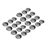Genérico - Pack 24 Molde Mini Tartaleta Tarta Moldes Para Reposteria