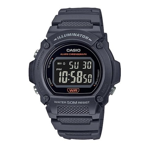 Reloj Digital Negro Casio W-219H-8Bv