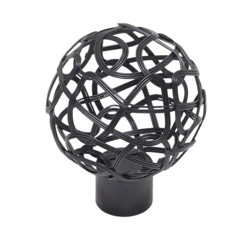 Magideal - Acabados De Barra De Cortina Extremos De Barra De Metal Hueco De Hardware Para Tratamientos De Ventana De Barra De 19,3 Mm Para Restaurante Oficina