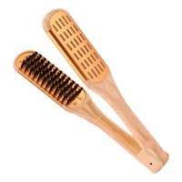 Ioensy - Cepillo Para El Cabello, Peine, Alisador, Desenredador, Forma De V, Para Peluquería, Salón, Hogar, Oro