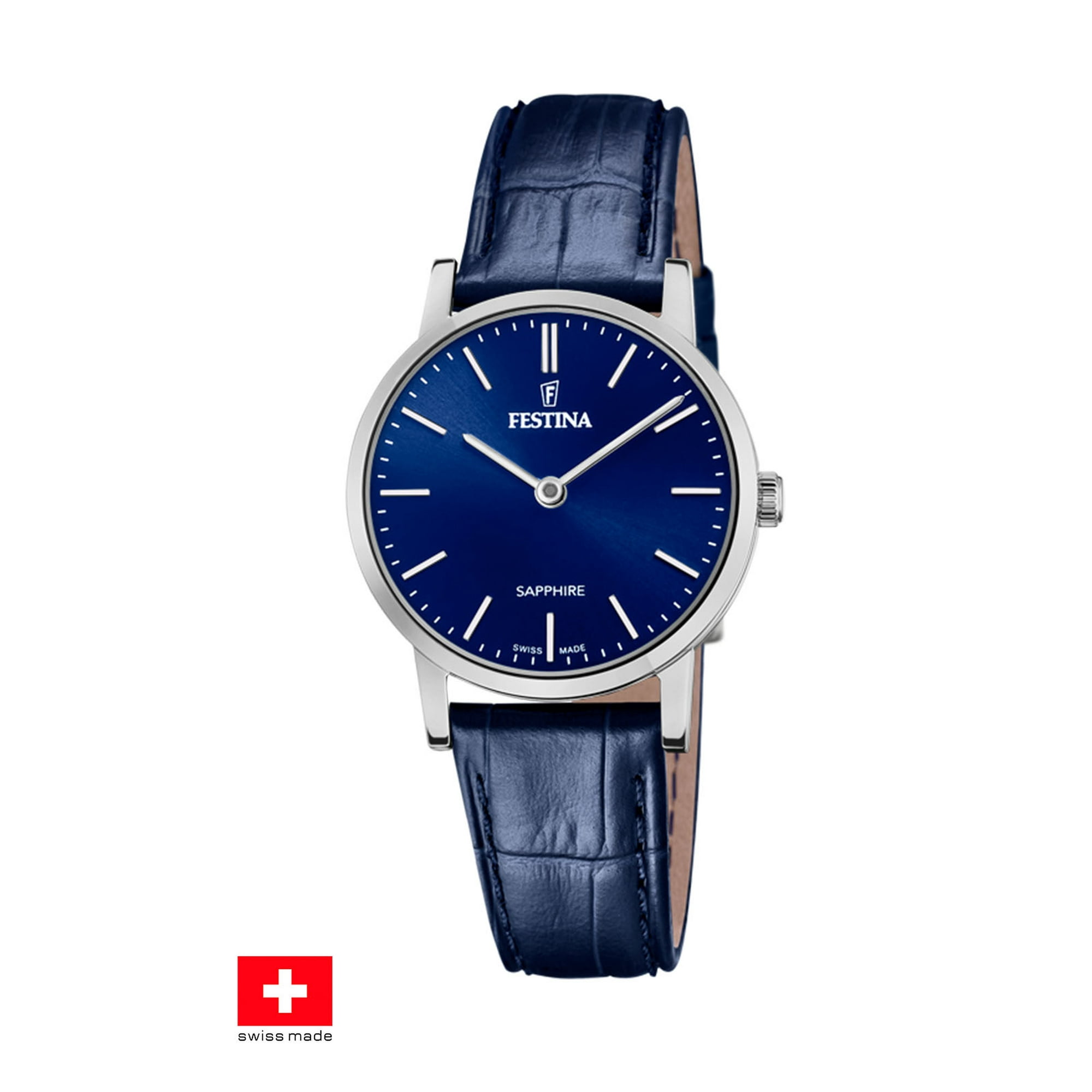 Reloj F20013/3 Festina Swiss Azul Mujer Swiss Made