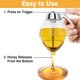 thumbnail image 5 of Dispensador de miel MOYAC de vidrio de 240 ml, frasco antigoteo para miel, 5 of 7