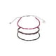 thumbnail image 1 of Pack Pulseras Telar Mostacillas de Plata al lado y Mostacillas Negras y Fucsia multicolor Talla única, 1 of 2