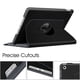 thumbnail image 5 of Funda giratoria Fintie para iPad de 9ª, 8ª y 7ª generación de 10,2 pulgadas, color negro, 5 of 9