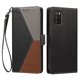 thumbnail image 3 of Cartera para Samsung Galaxy A02s en PU Tricolor, Funda con Solapa, Negro, 3 of 6