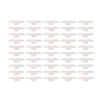 Magideal - 50 Uds. De Almohadillas Desechables Para El Cuello, Sombrero, Almohadillas Para El Sudor, Protección Invisible, Autoadhesivas, Almohadillas Antimancha S