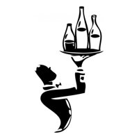 Rienda Libre Graphics - Decomural Waiter Wine Ws-15611