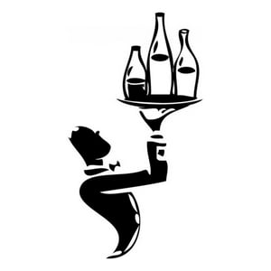Rienda Libre Graphics - Decomural Waiter Wine Ws-15611